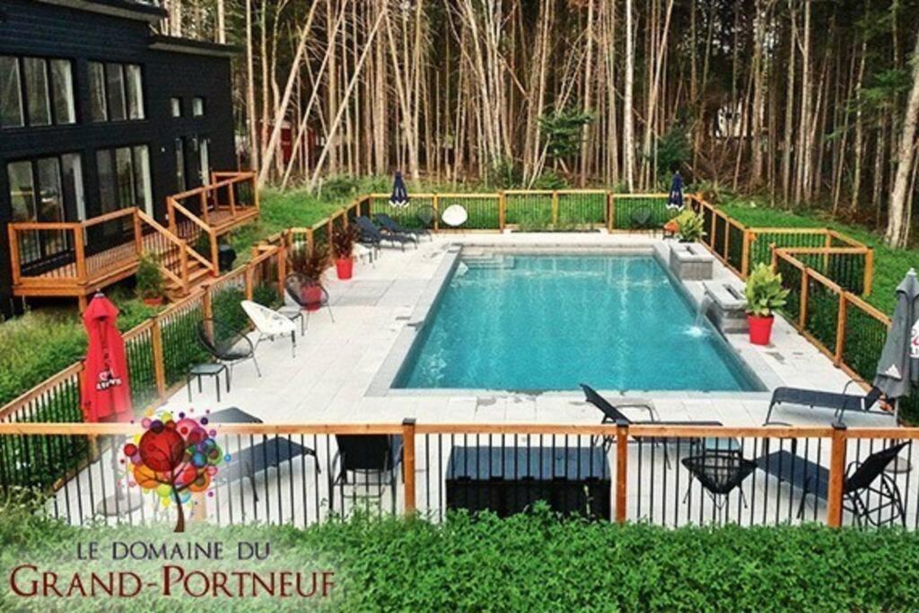 Nouveau - Chalet Moderne - Spa, Piscine & Sauna! Pont-Rouge Exterior photo